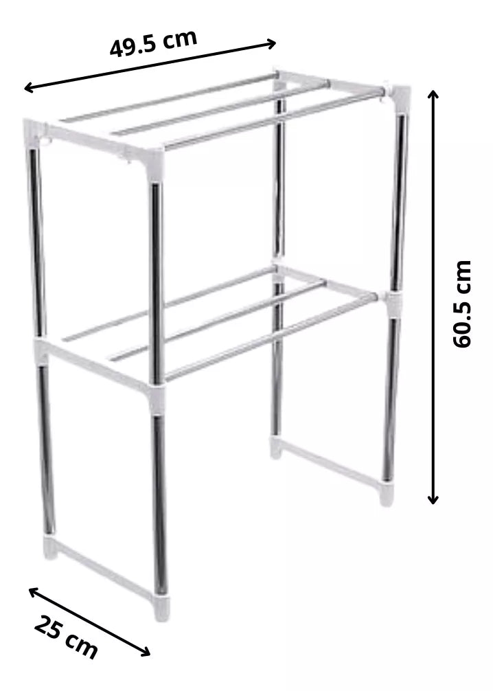 Estante Organizador Dos Niveles Para Microondas Cocina o Mueble